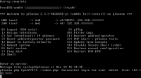 pfSense au boot